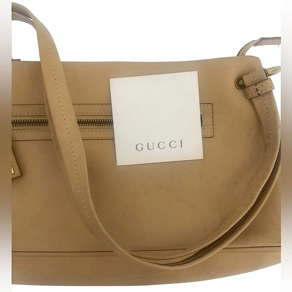 RARE | Gucci x Tom Ford Runway Era | Tan Leather Ellington Shoulder Bag - Picture 1 of 16